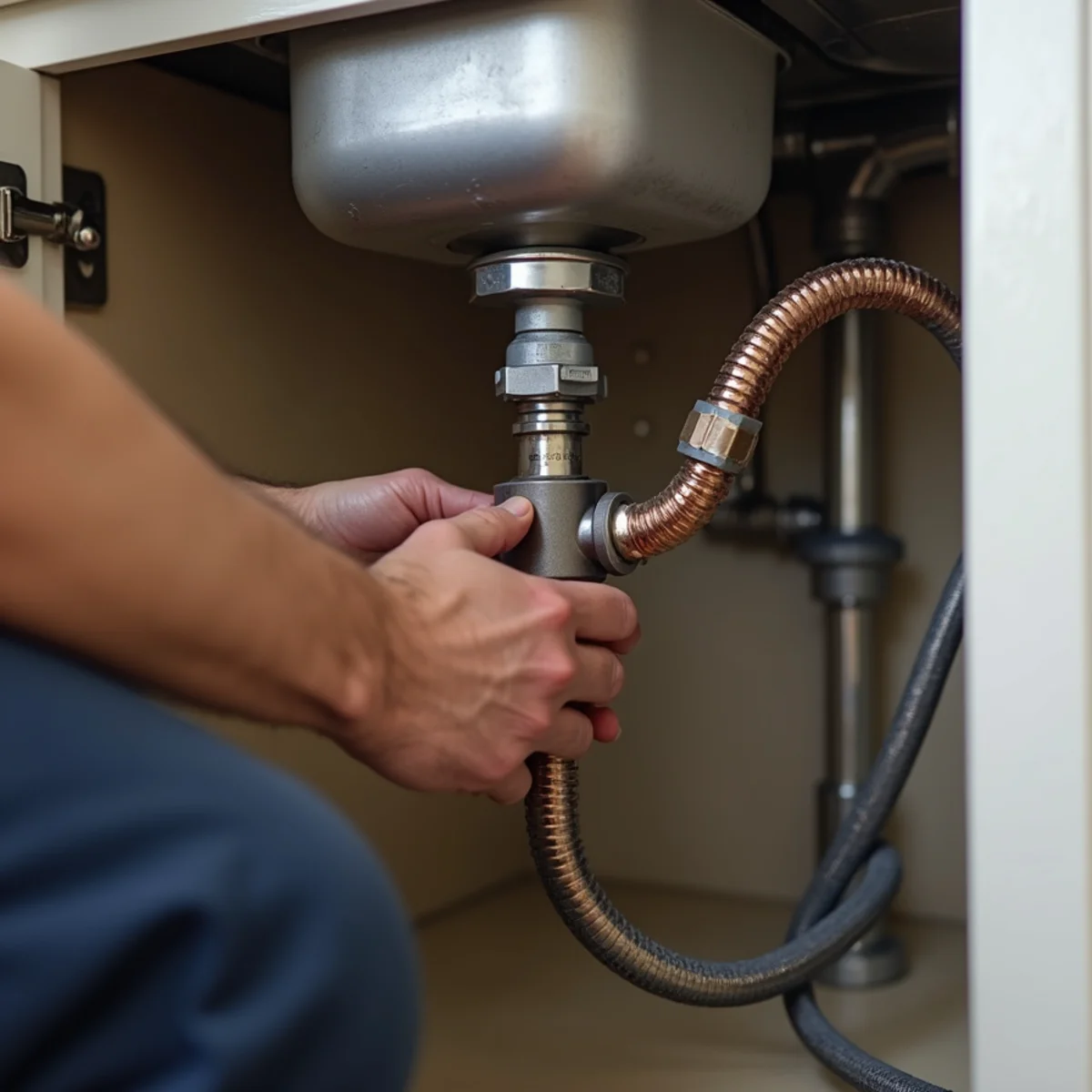Wedlisse Plumbers handling kitchen plumbing for a home in El Dorado Hills, CA
