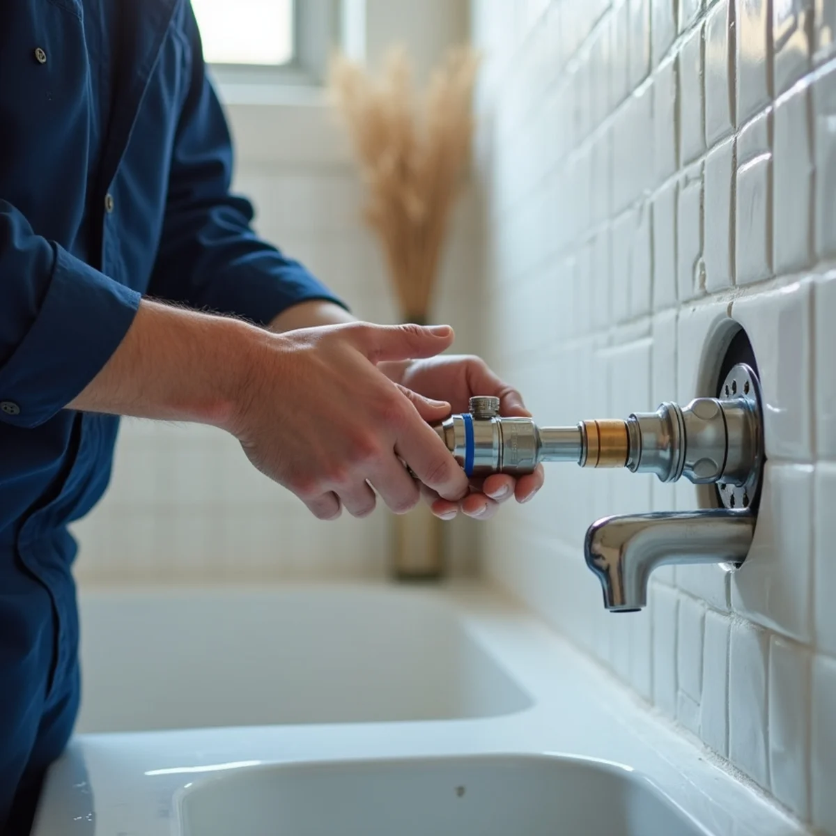Wedlisse Plumbers handling shower & bathtub plumbing for a home in El Dorado Hills, CA