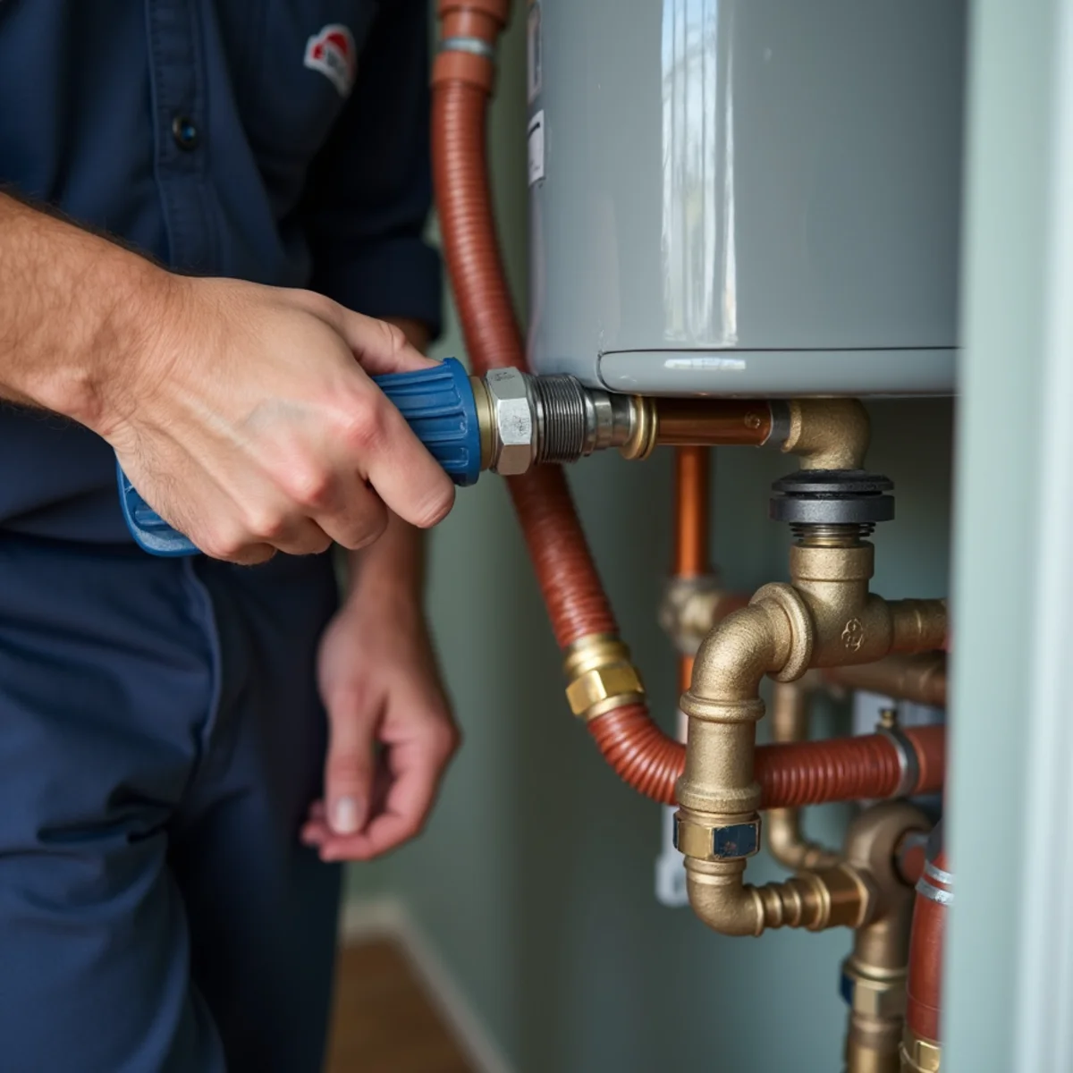 Wedlisse Plumbers handling water heater installation for a home in El Dorado Hills, CA